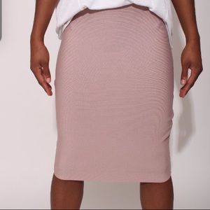 <Haute Monde> Blush Pink Bandage Skirt